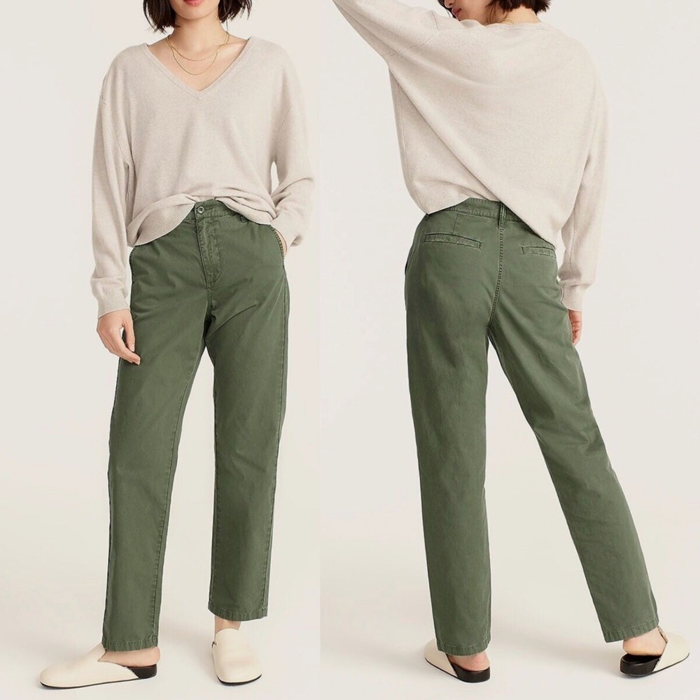 J. Crew slouchy boyfriend chino pant
